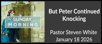 But Peter Continued Knocking